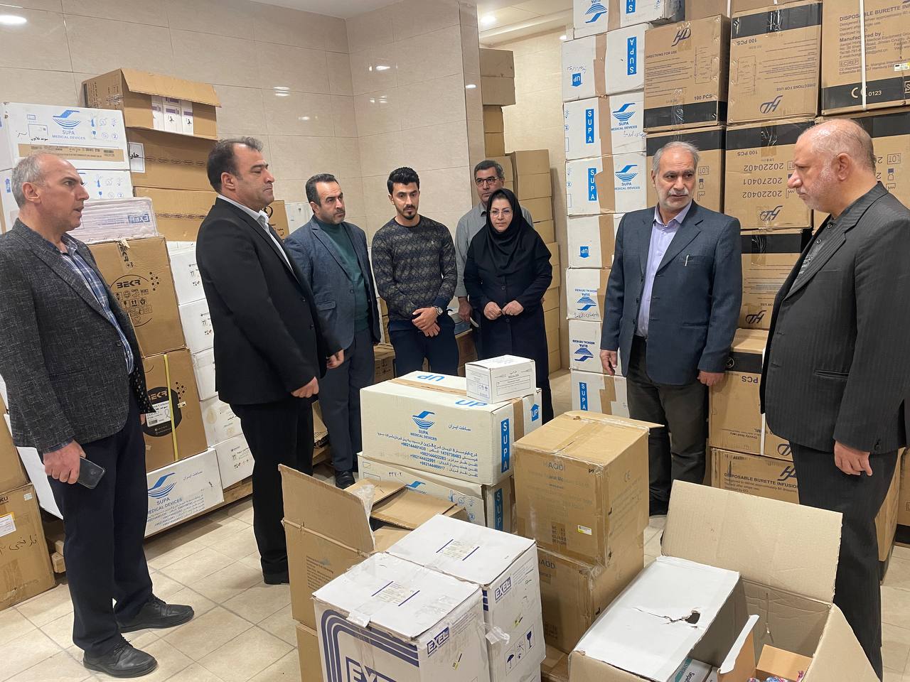 آلبوم تصویری/ بازدید فرماندار خوی از انبار دارویی بیمارستان آیت الله خویی