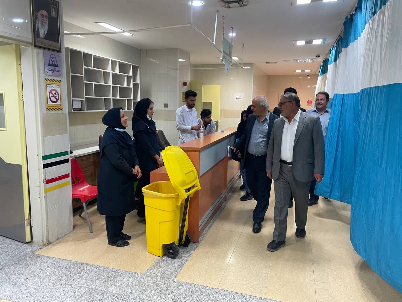 بازدید فرماندار خوی از بیمارستان امام خمینی (ره)