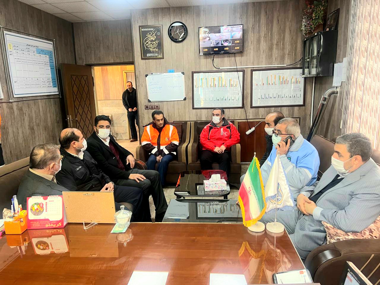 بازدید سرپرست فرمانداری ویژه شهرستان خوی از پلیس راه و پایگاه امداد و نجات جاده ای