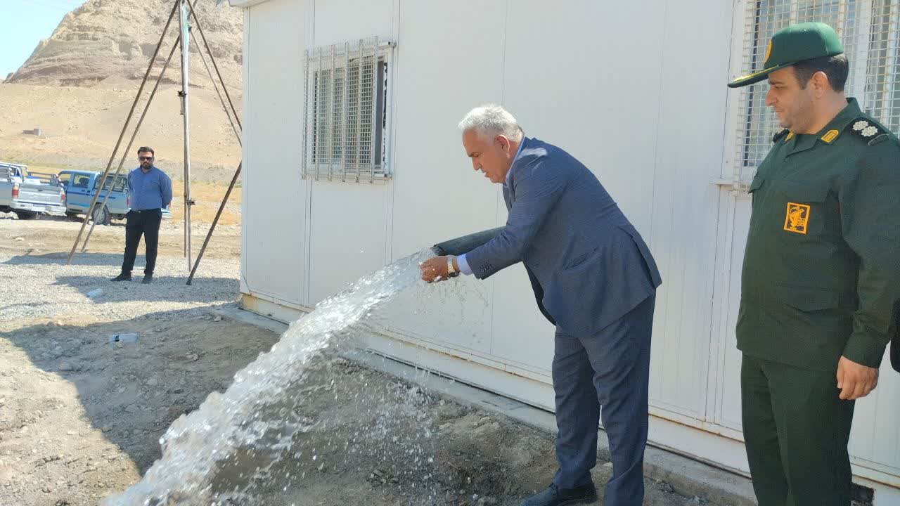 افتتاح طرح تامین آب شرب در روستاهای قیزقلعه و یاریم قیه