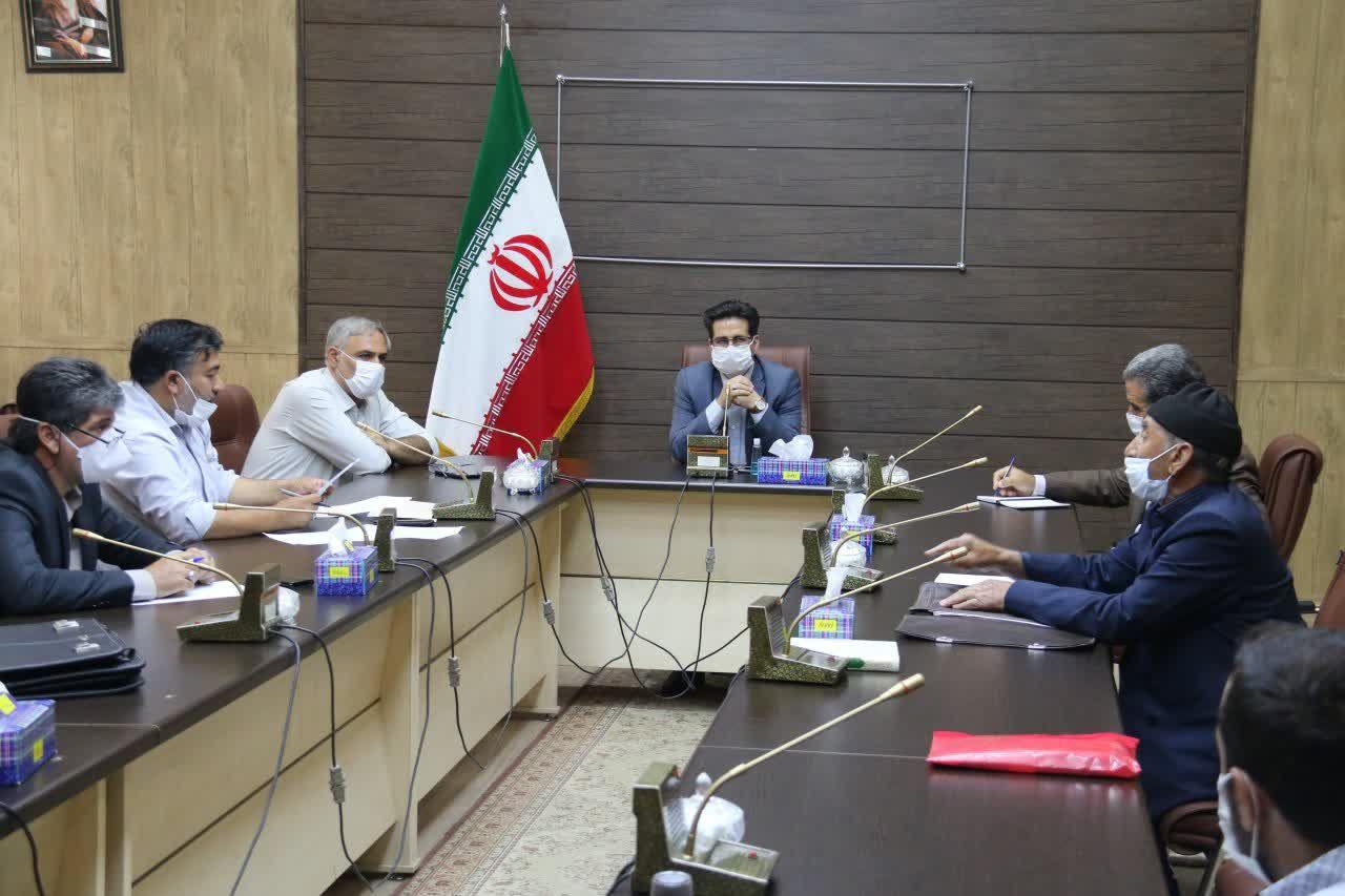 جلسه بررسی رفع اختلاف حدود مرتع بخش صفائیه با حضور تیموری سرپرست فرمانداری شهرستان خوی