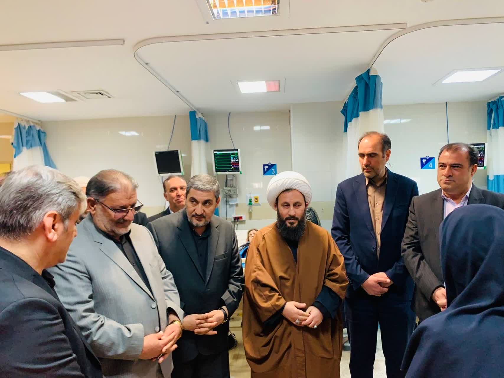 حضور فرماندار در مراکز درمانی شهرستان خوی