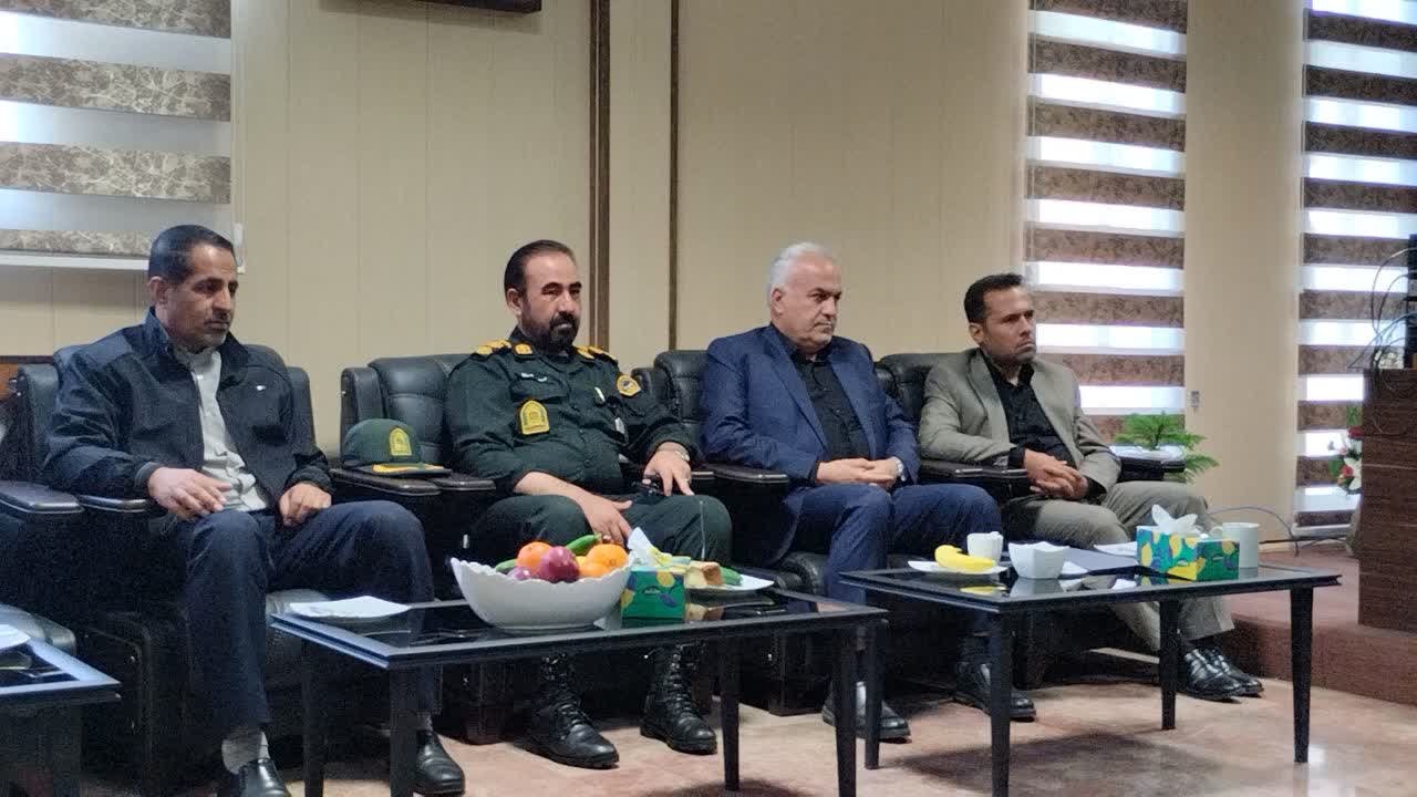 دیدار فرماندار ویژه خوی با رئیس جدید دادگستری این شهرستان