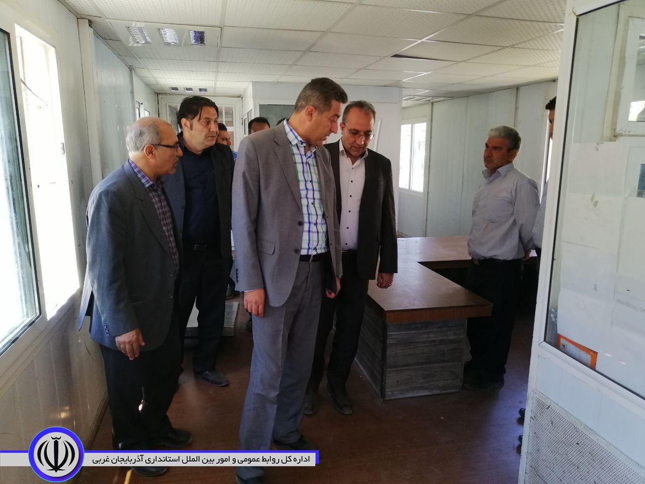بازدید سرپرست معاونت هماهنگی امور عمرانی استانداری آذربایجان غربی از پایانه مرزی رازی
