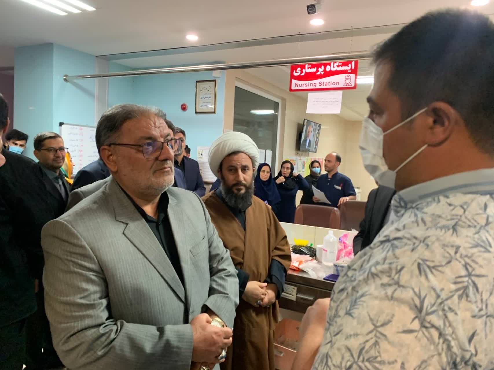 حضور فرماندار در مراکز درمانی شهرستان خوی