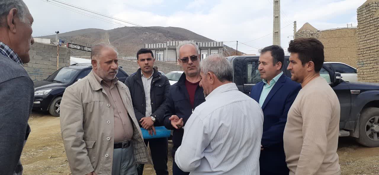 حضور میدانی فرماندار خوی از روستای یزدکان