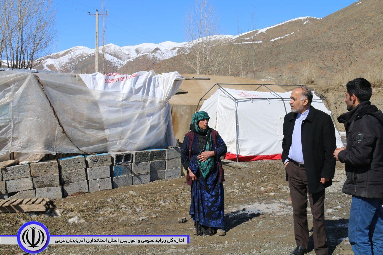 بازدید فرماندار شهرستان خوی از روستاهای قطور
