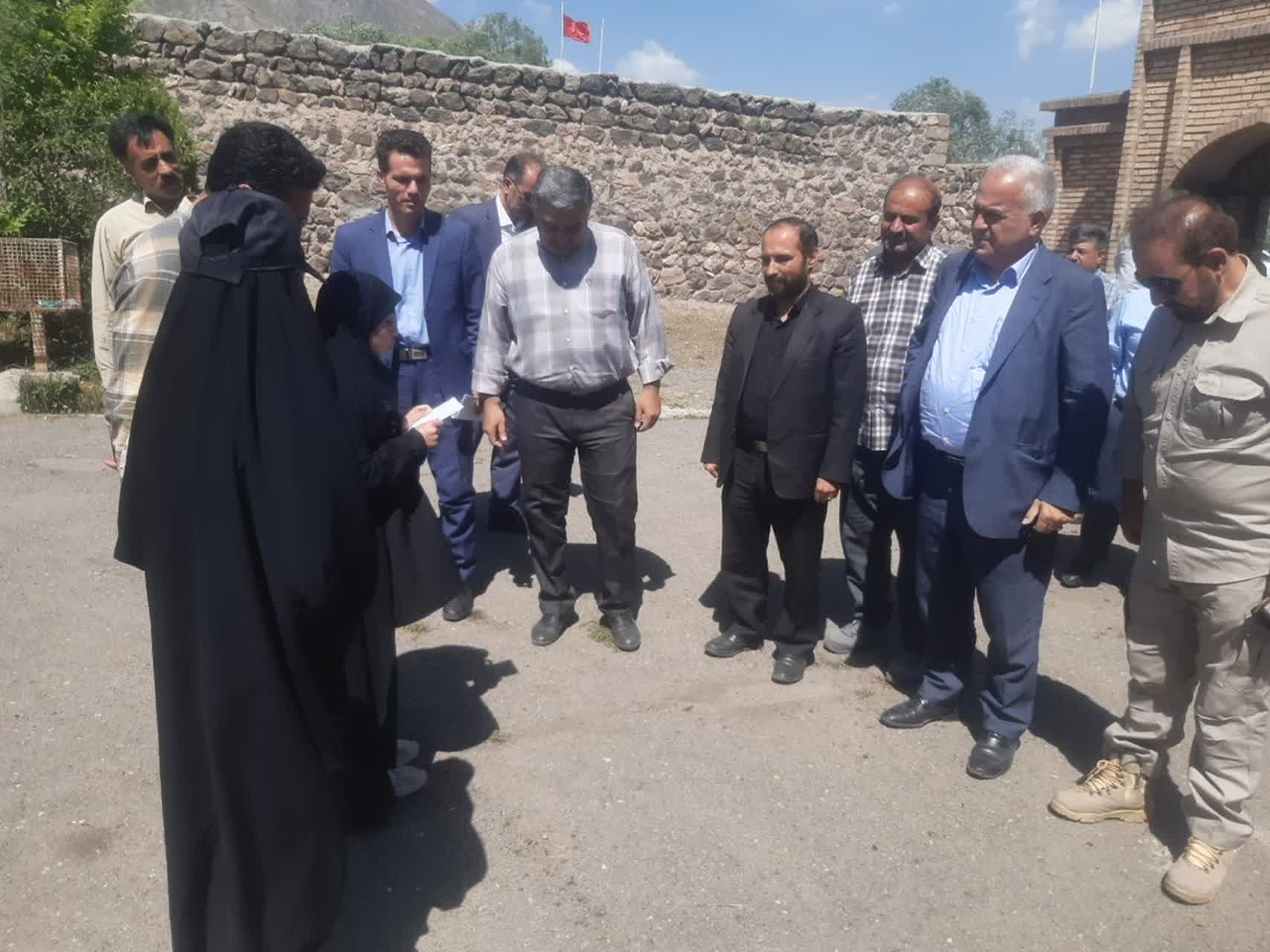 بررسی مسائل و مشکلات بخش صفائیه با حضور سرپرست فرمانداری خوی