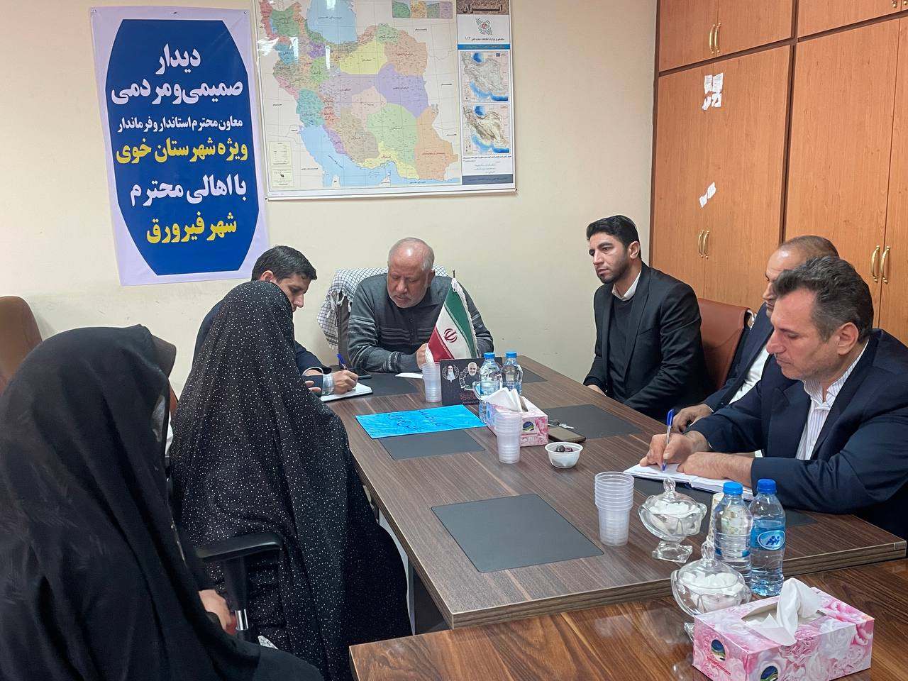 آلبوم تصویری/ برگزاری ملاقات مردمی فرماندار خوی با اهالی شریف بخش فیرورق