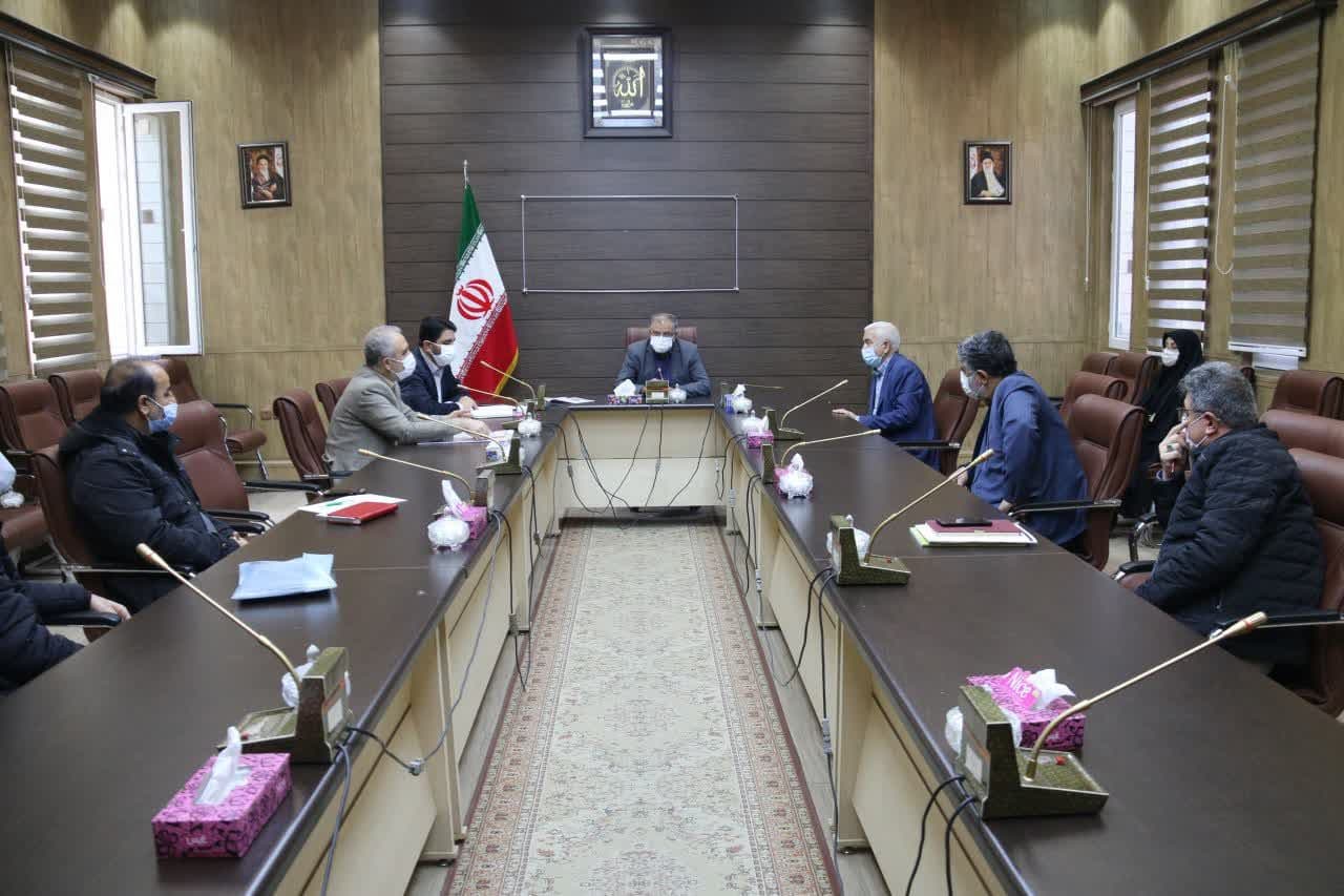 برگزاری جلسه هیئت مدیره تولیت شمس تبریزی با محوریت رفع موانع اجرای پروژه مجتمع فرهنگی شمس تبریزی با حضور فرماندار شهرستان خوی
