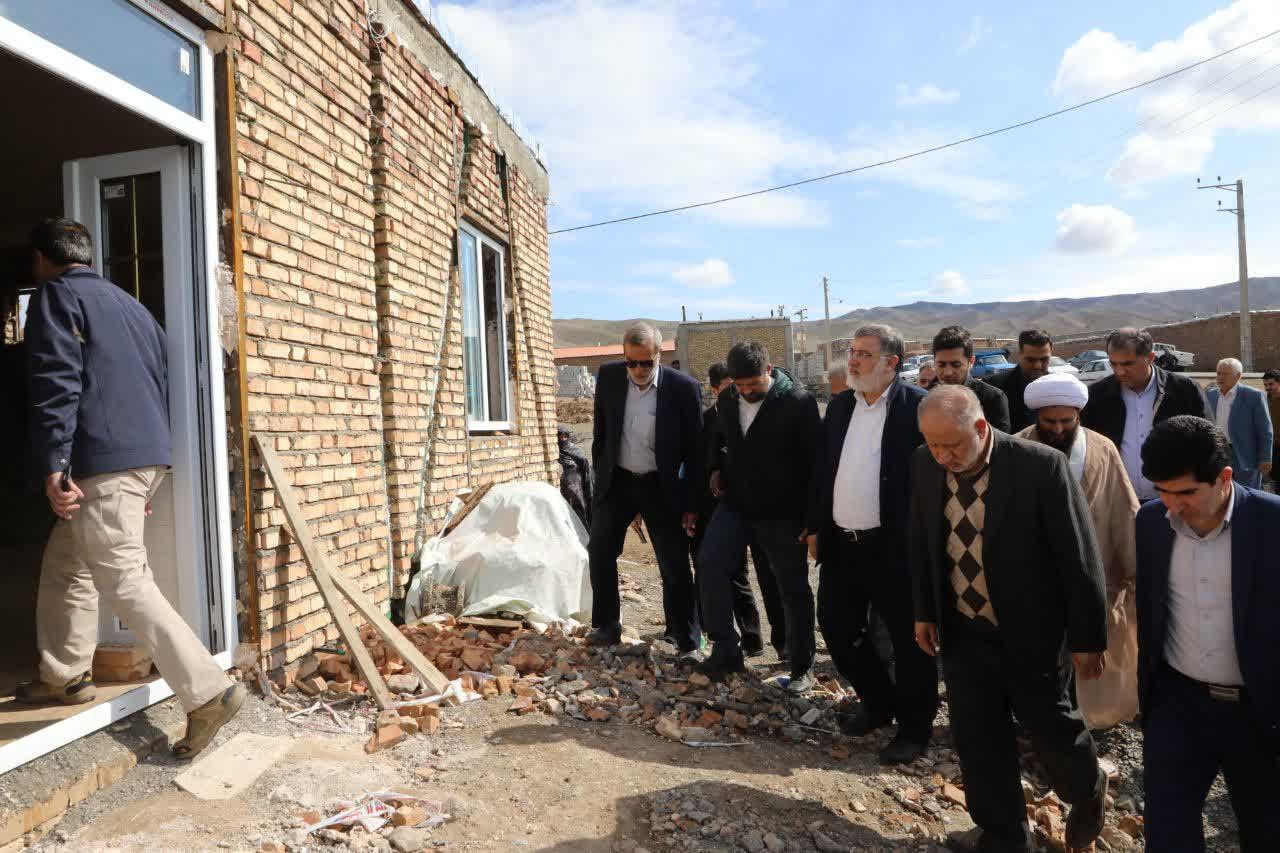 استاندار آذربایجان غربی: روند بازسازی مناطق زلزلهزده خوی با سرعت ادامه دارد