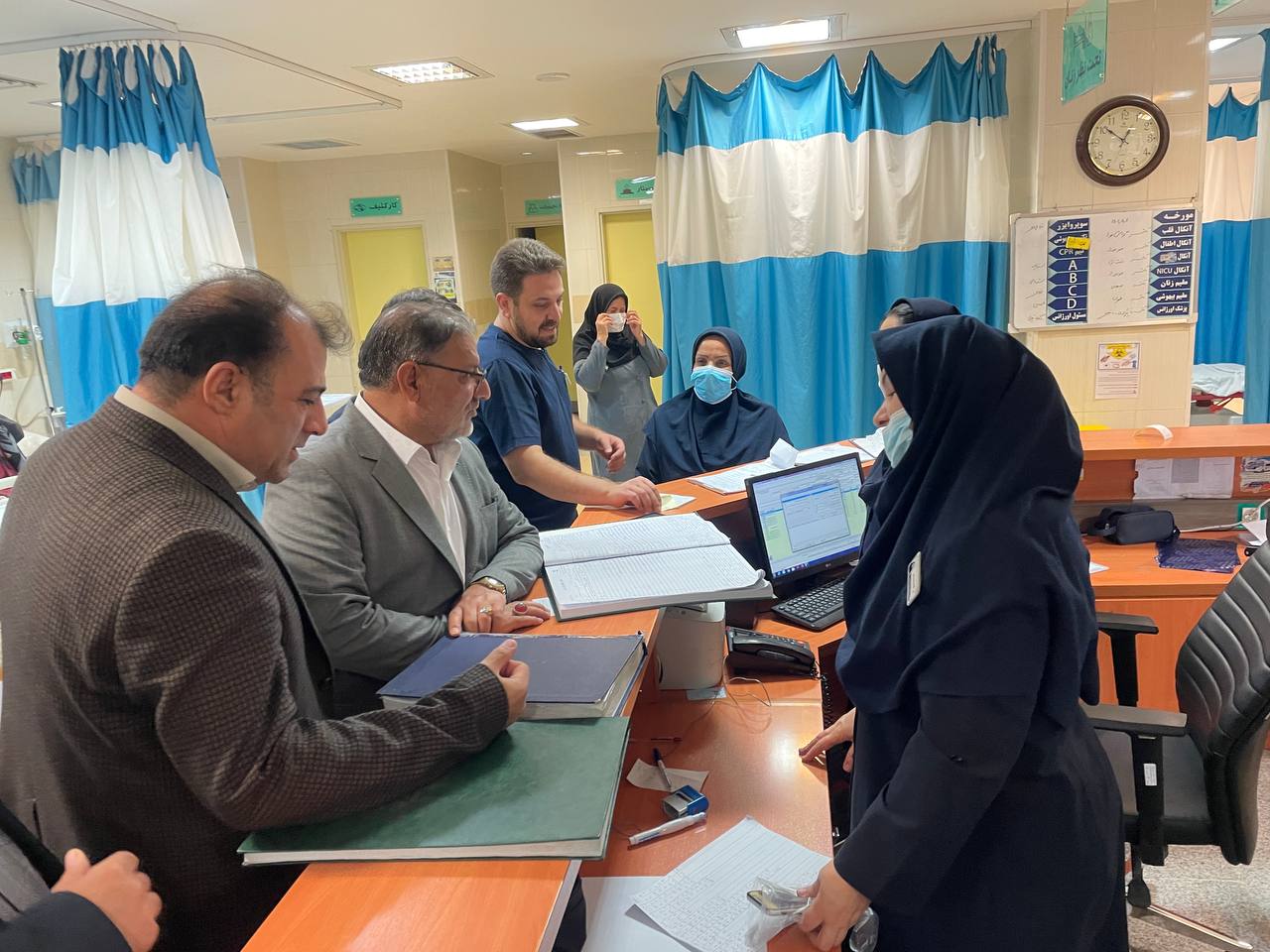 بازدید فرماندار خوی از بیمارستان امام خمینی (ره)