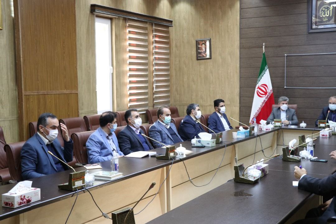جلسه مشترک فرماندار ویژه شهرستان خوی، اعضای شورای اسلامی شهر و شهردار خوی و سرکنسول ایران در ارزروم ترکیه