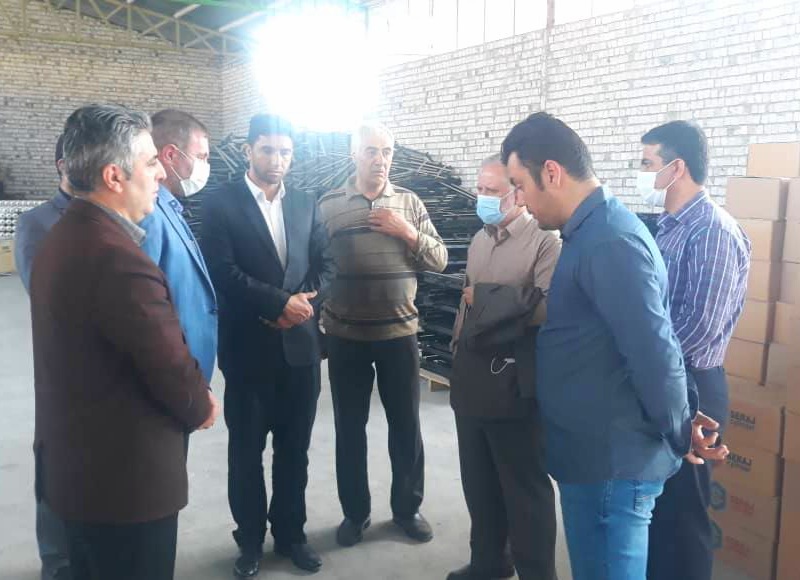 بازدید فرماندار شهرستان خوی از واحدهای شهرک صنعتی