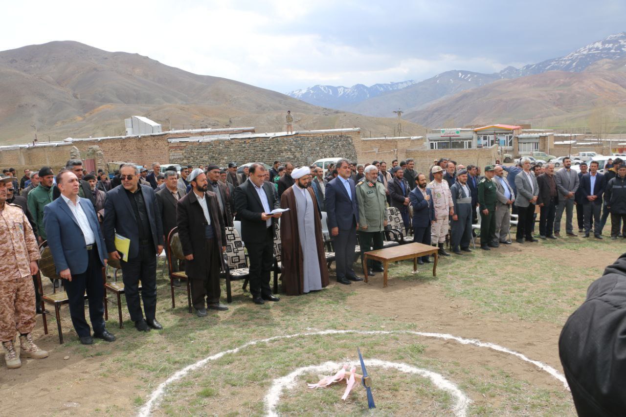 کلنگ زنی مرکز جامع سلامت روستای های بلسور سفلی و دیزج الند