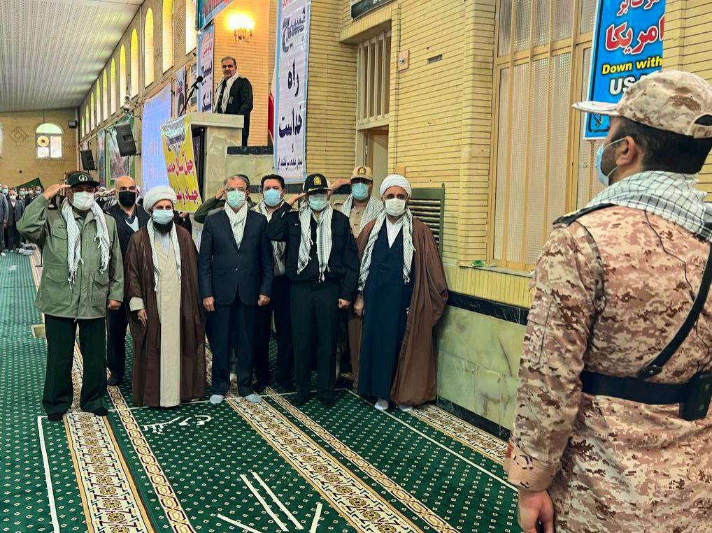 تجمع بزرگ و حماسی نمایش اقتدار بسیجیان شهرستان خوی