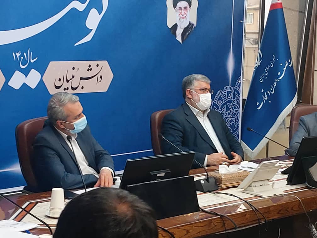 نشست مشترک استاندار، اعضای مجمع نمایندگان استان و جمعی از مدیران استانی با وزیر صنعت، معدن و تجارت،