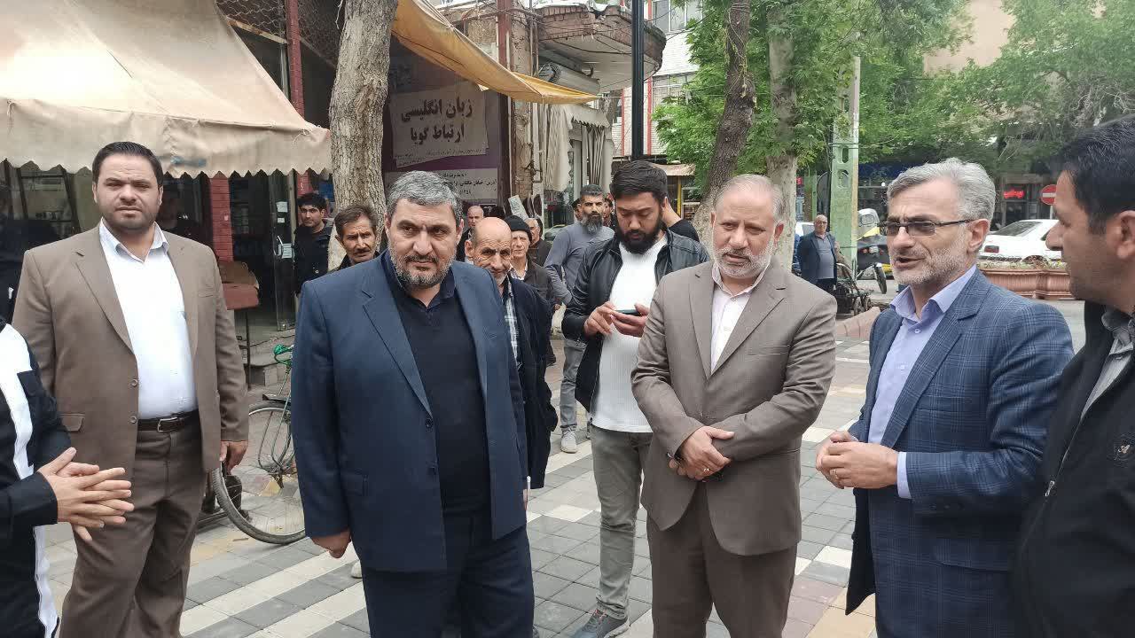 آلبوم تصویری/ بازدید فرماندار خوی از اتمام مراحل اجرای فاز اول پیاده راه هسته مرکزی شهر