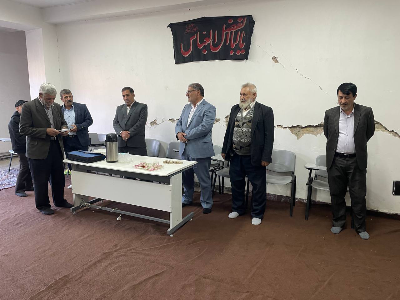 دیدار فرماندار با جمعی از هنرمندان خویی