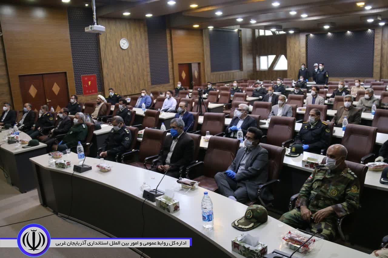 برگزاری مراسم تکریم و معارفه فرماندهی انتظامی شهرستان خوی