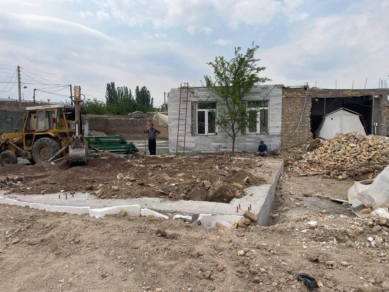آلبوم تصویری/ مدیریت انقلابی و بازسازی جهادی مناطق زلزله روستای شیرین کندی