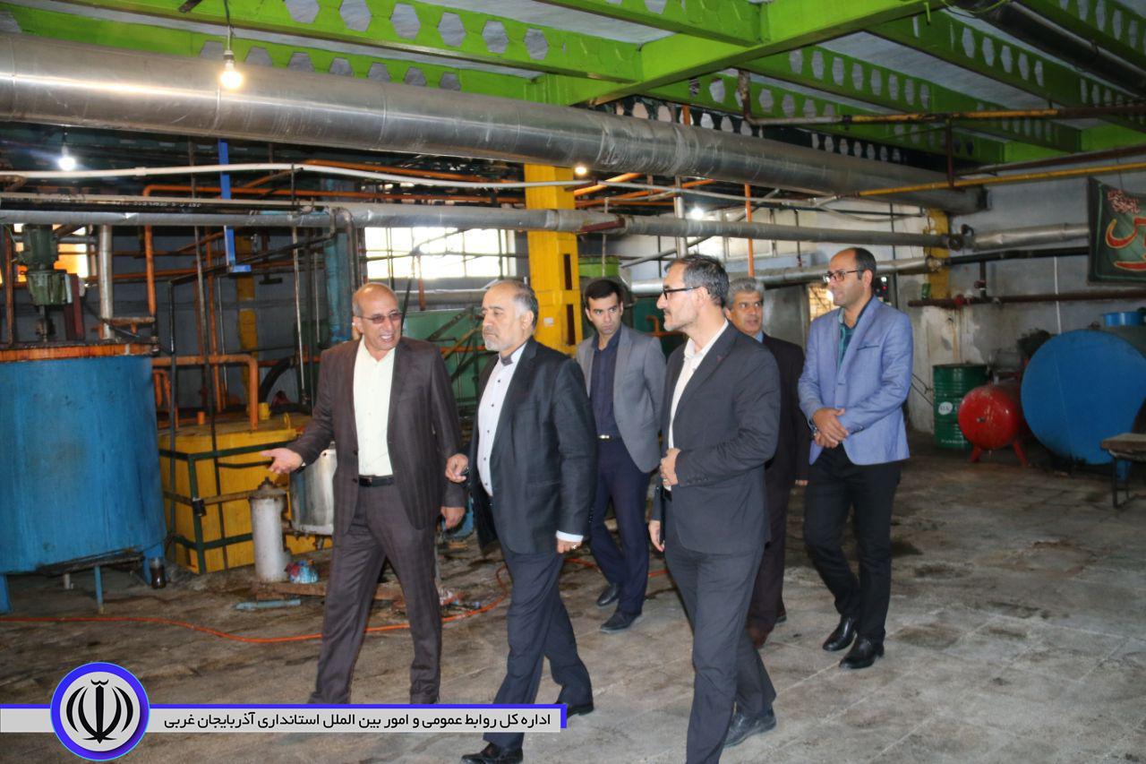 بازدید فرماندار شهرستان خوی از کارخانه الند شیمی