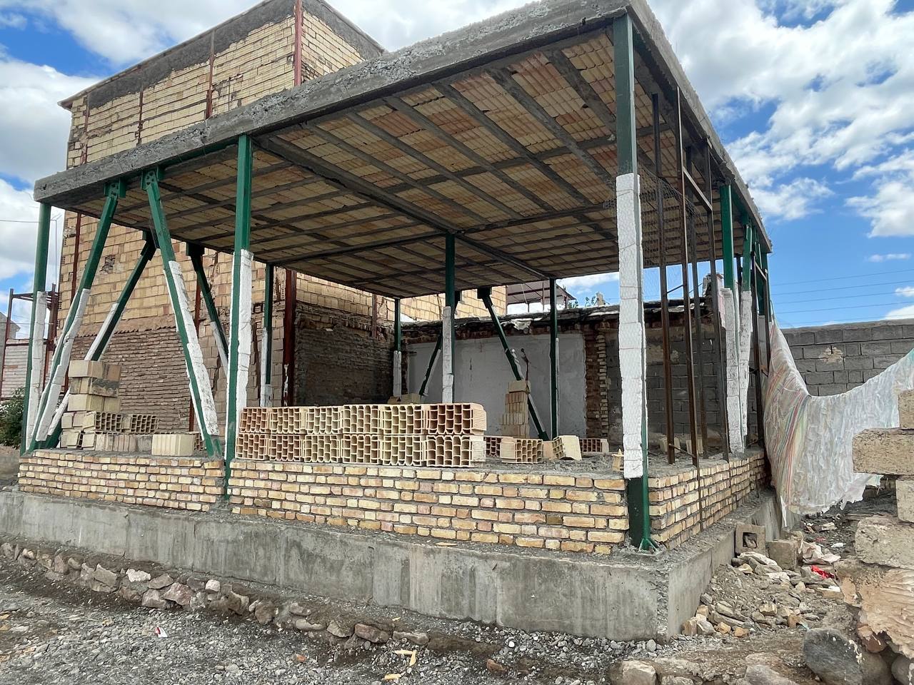 مدیریت انقلابی و بازسازی جهادی مناطق زلزله زده زده روستای زاویه حسن خان