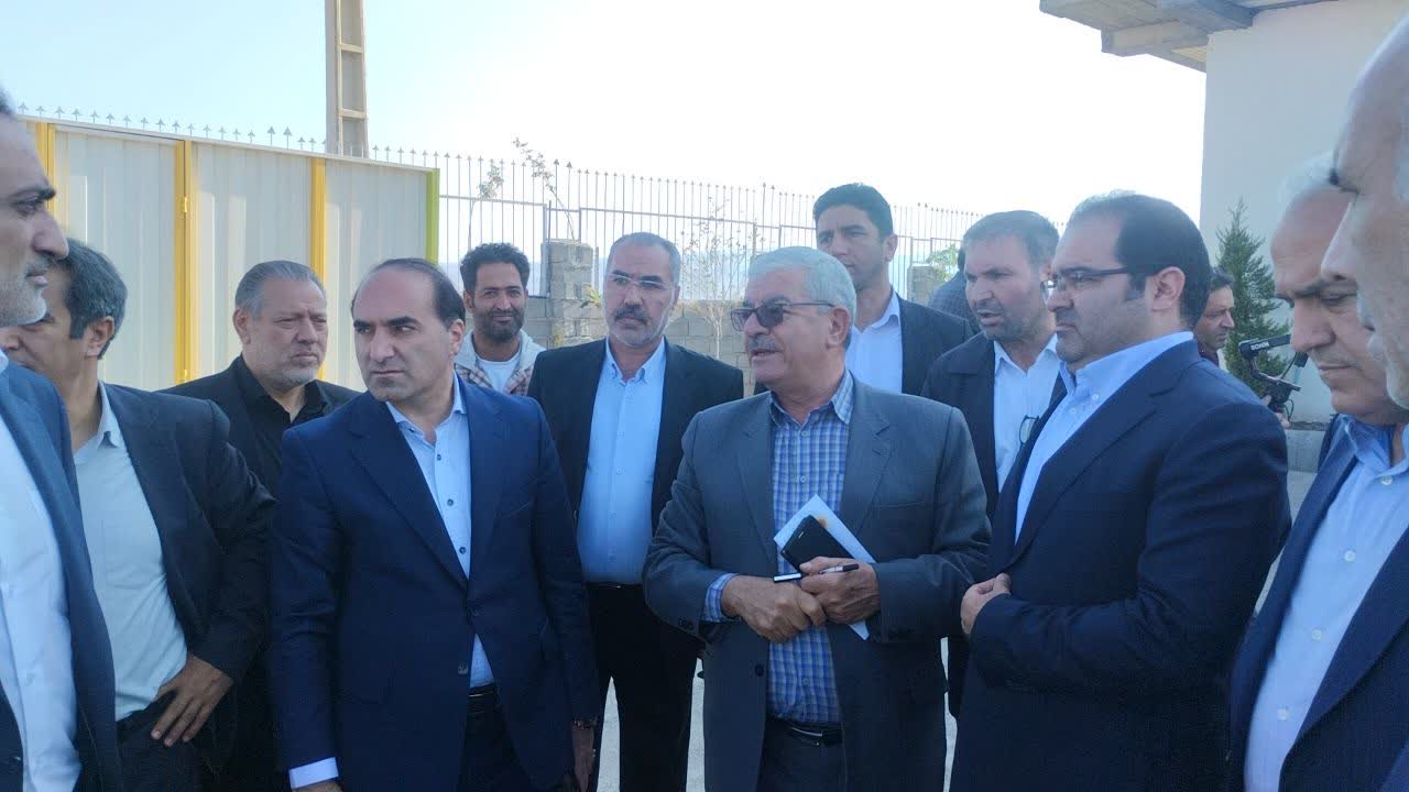 بازدید معاون وزارت صمت از واحدهای تولیدی شهرستان خوی