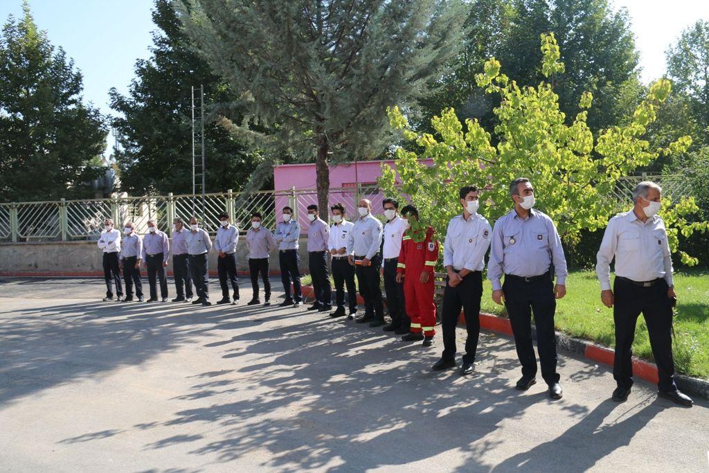 برگزاری مراسم گرامیداشت روز ملی آتش نشانی و خدمات ایمنی در شهرستان خوی