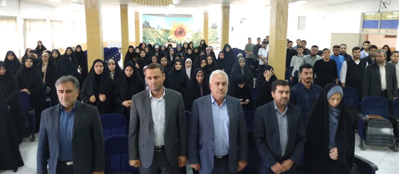 حضور غلامحسین آزاد ،فرماندار ویژه خوی در جشن آغاز سال تحصیلی دانشکده علوم قرآنی خوی