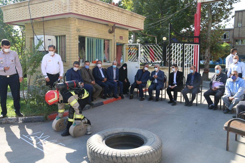 برگزاری مراسم گرامیداشت روز ملی آتش نشانی و خدمات ایمنی در شهرستان خوی
