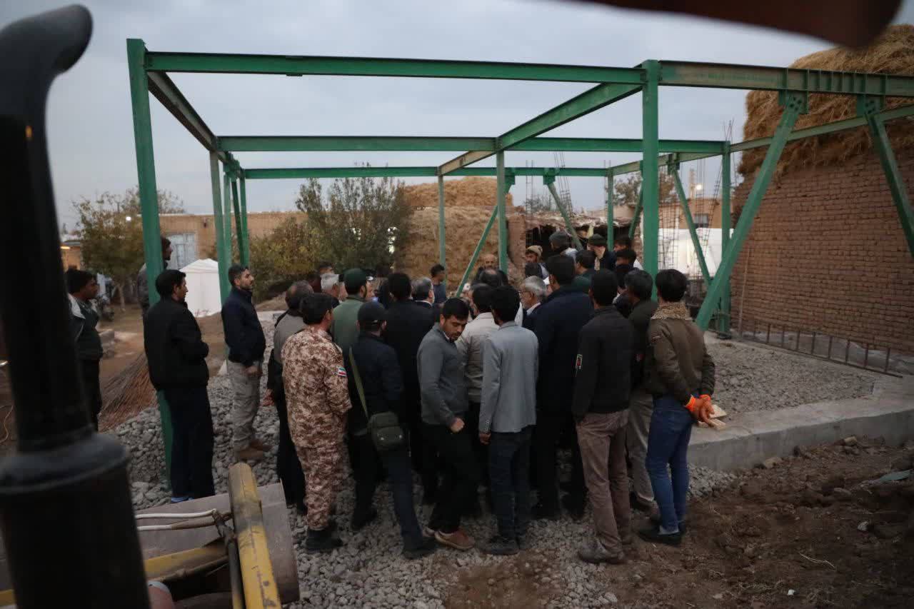 آلبوم تصویری / بازدید میدانی استاندار آذربایجانغربی از روند بازسازی مناطق زلزلهزده خوی