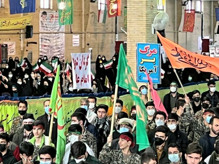 تجمع بزرگ و حماسی نمایش اقتدار بسیجیان شهرستان خوی