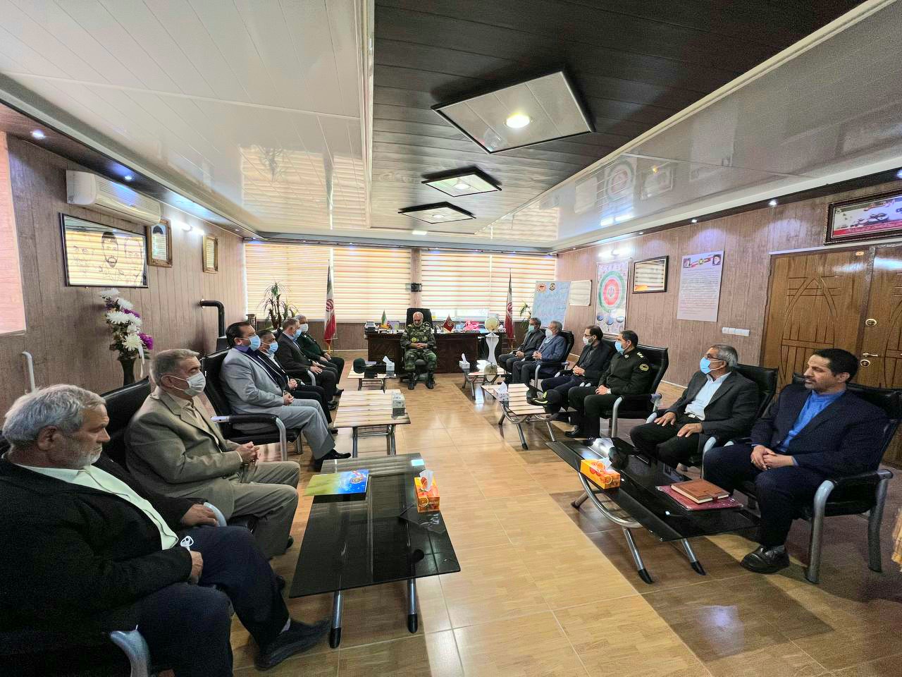 دیدار فرماندار شهرستان خوی با فرمانده تیپ 264 ارتش