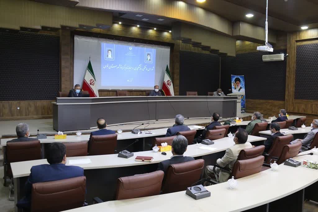 برگزاری چهل و یکمین جلسه شورای هماهنگی، پیشگیری و مبارزه با کرونا شهرستان خوی