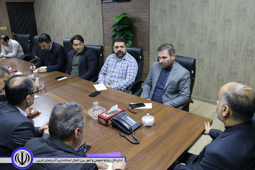 دیدار سرمایه گذار بخش خصوصی با فرماندار شهرستان خوی