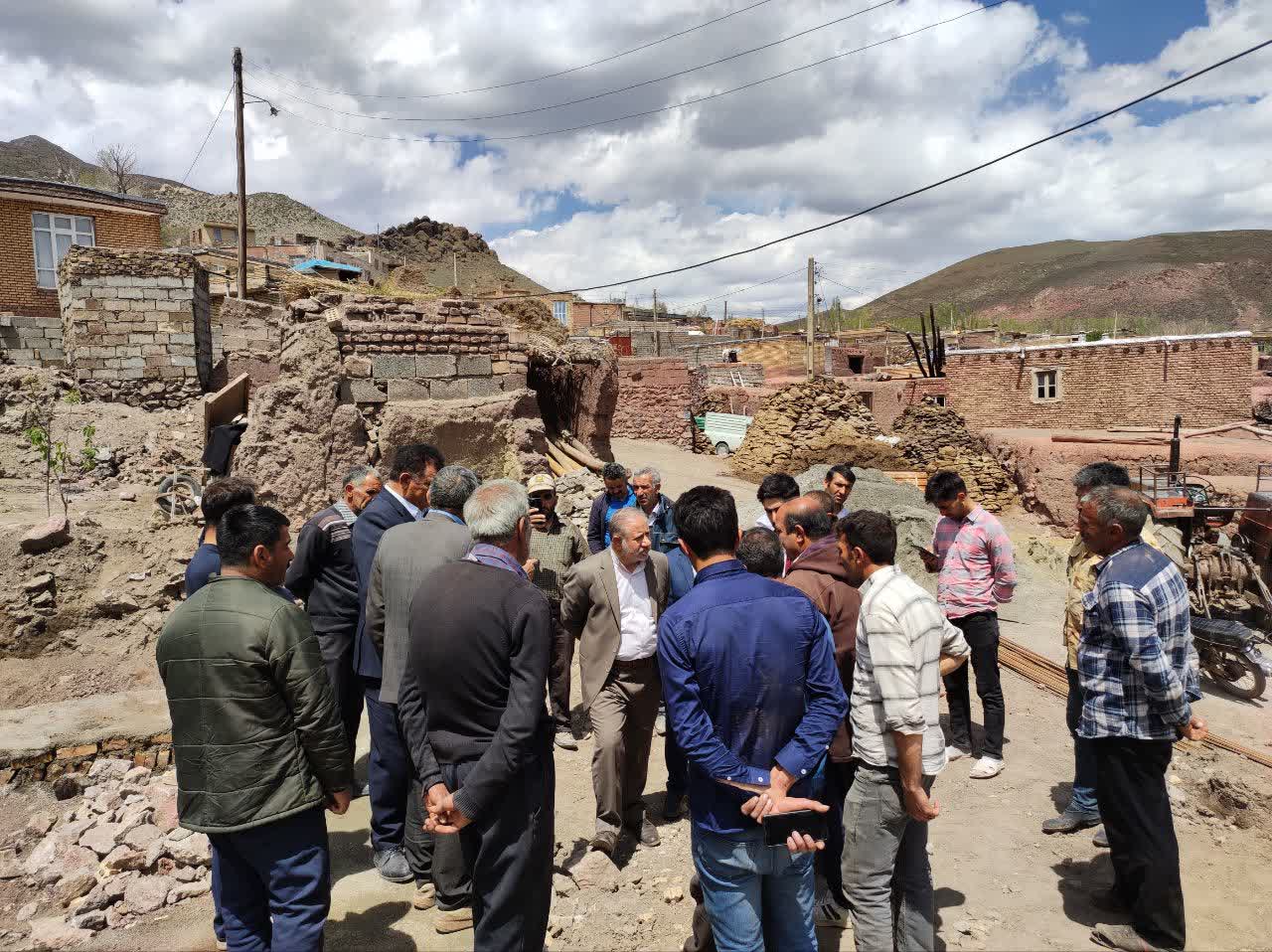 بازدید فرماندار خوی از روستای قریس