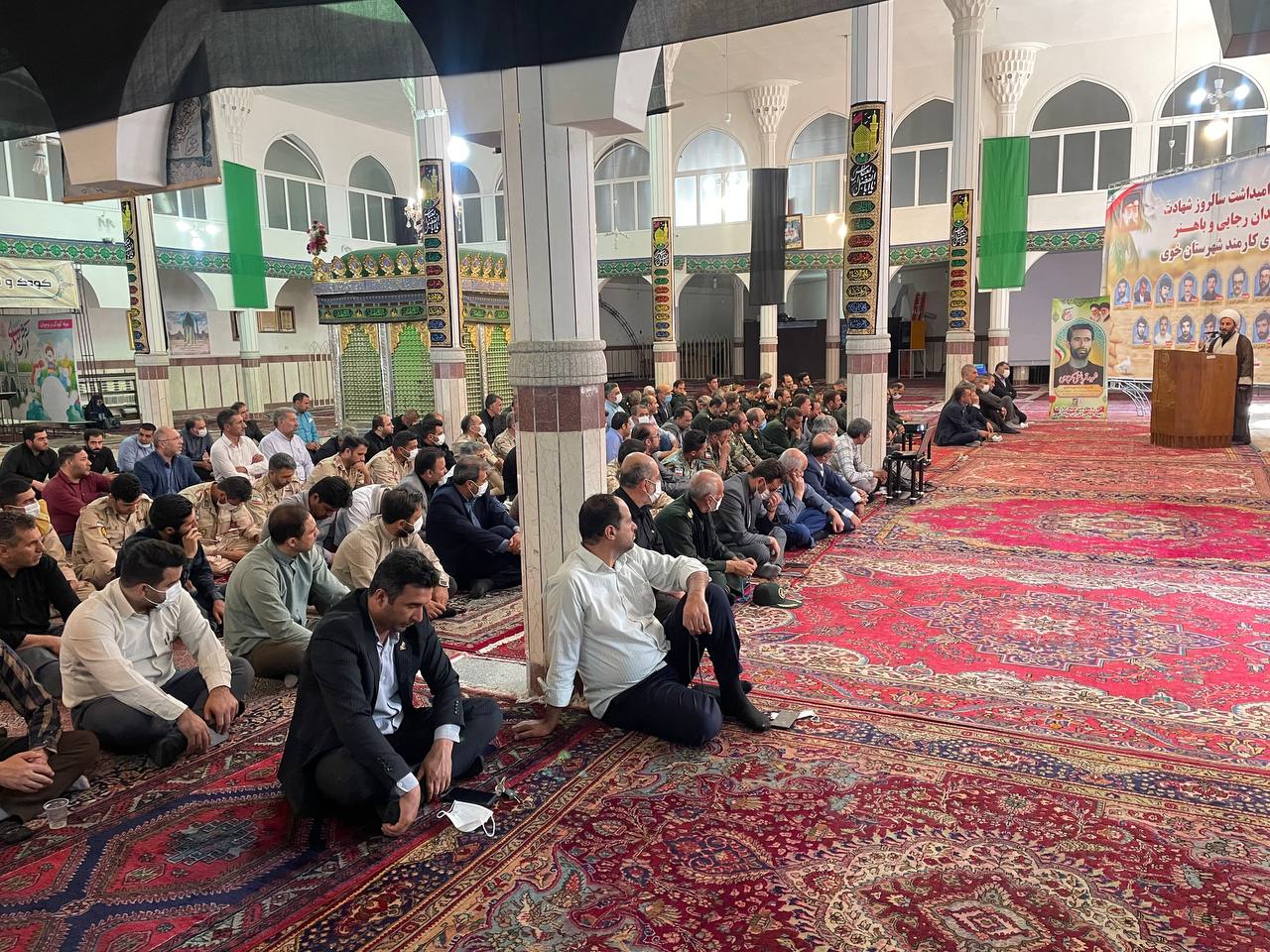 برگزاری مراسم گرامیداشت شهیدان رجایی و باهنر و شهدای کارمند خوی
