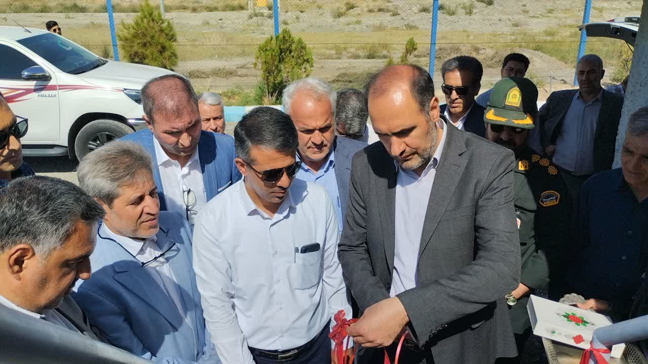 افتتاح پروژه اورهال و بازنگری تصفیه‌خانه فاضلاب شهرک صنعتی خوی با حضور سرپرست فرمانداری