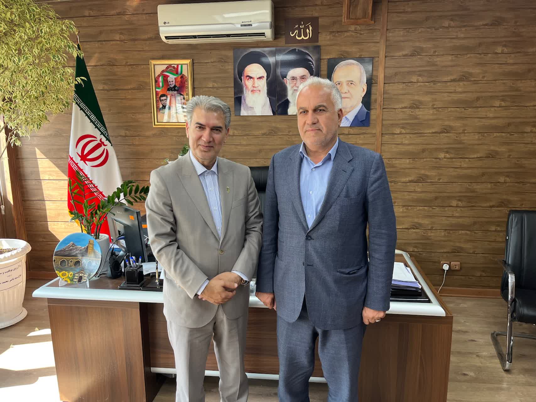 دیدار صمیمی فرماندار سلماس با سرپرست فرمانداری ویژه خوی