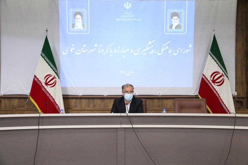 برگزاری جلسه شورای هماهنگی، پیشگیری و مبارزه با کرونا شهرستان خوی