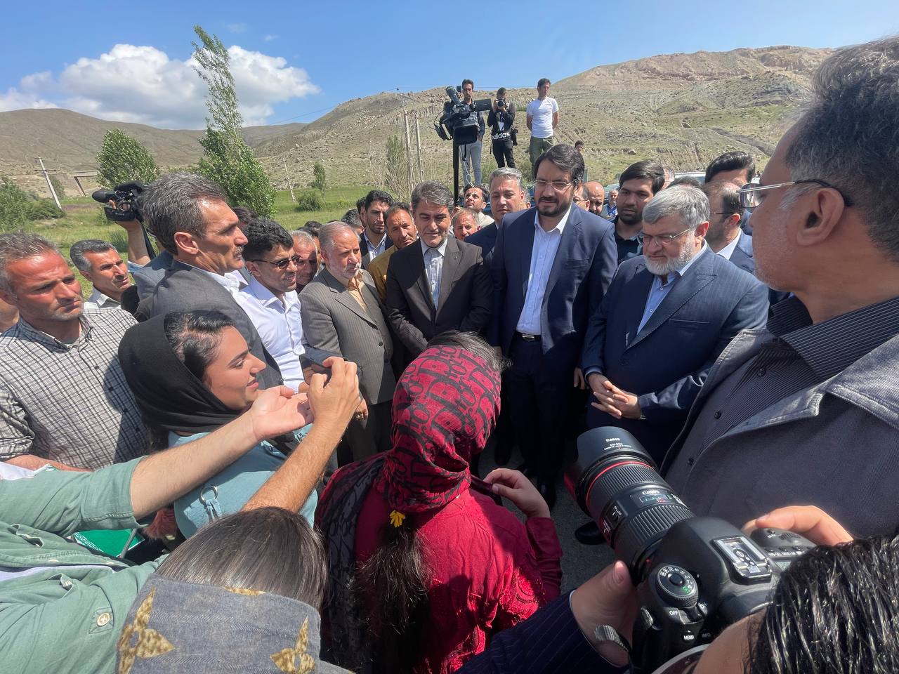آلبوم تصویری/ سفر وزیر راه شهر سازی به خوی