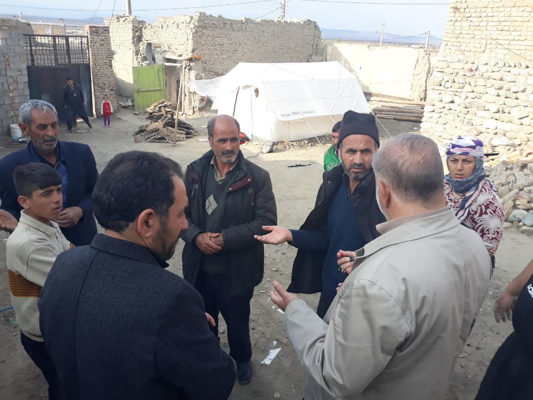 حضور میدانی و بازدید فرماندار خوی از روستای شوربلاغ