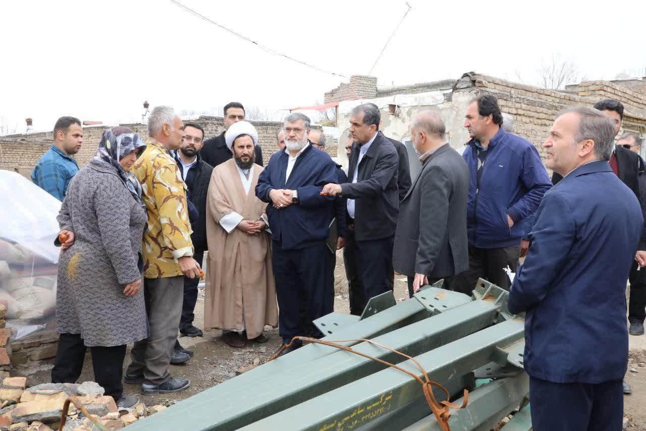 استاندار آذربایجان غربی: روند بازسازی مناطق زلزلهزده خوی با سرعت ادامه دارد