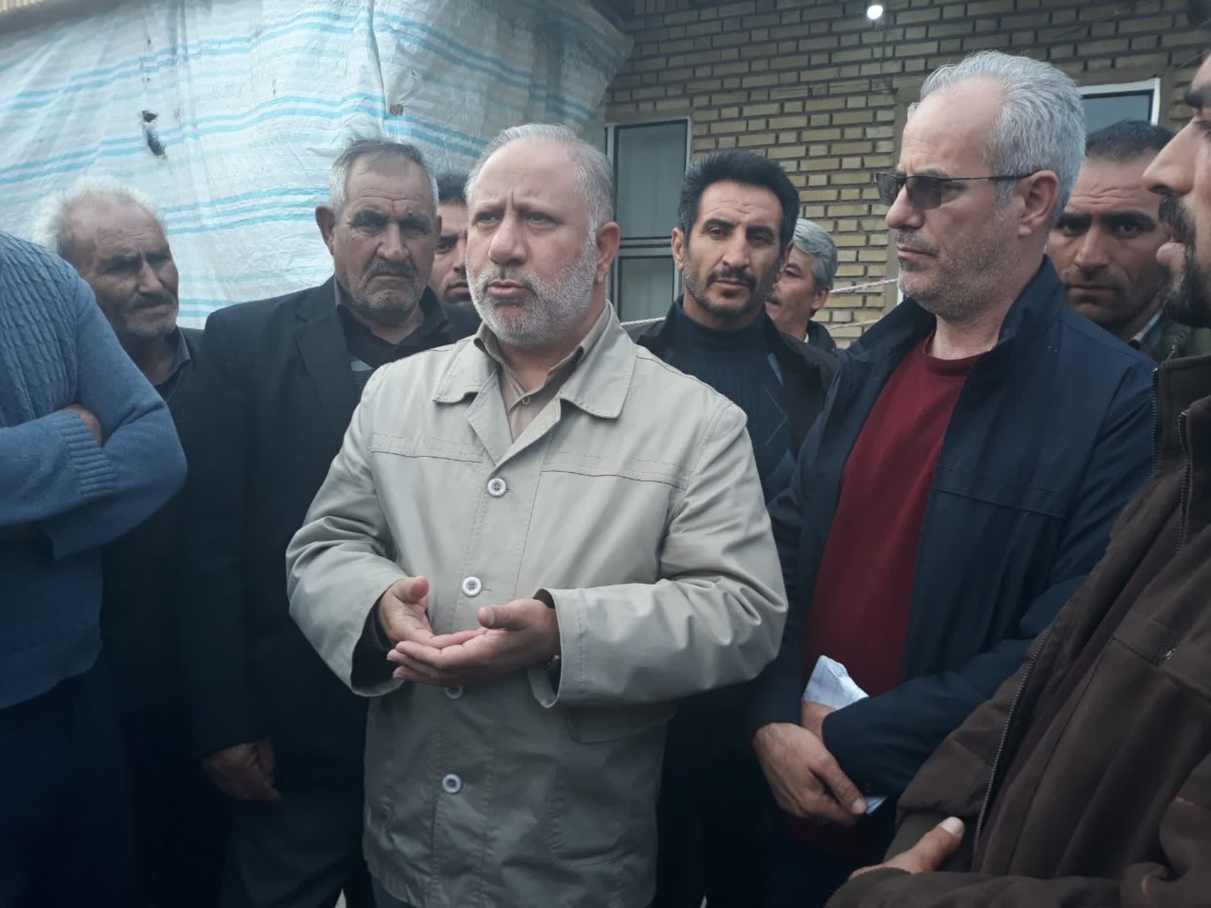 حضور میدانی و بازدید فرماندار ویژه خوی از روستای ملاجنود