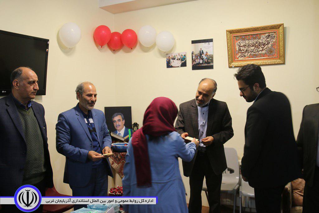 در اولین روز از سال جدید : بازدید فرماندار شهرستان خوی از مرکز نگهداری کودکان بی سرپرست