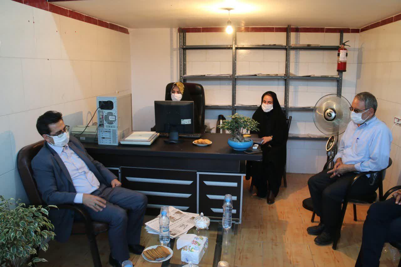 حضور سرپرست فرمانداری شهرستان خوی در دفاتر نشریات محلی بمناسبت روز خبرنگار