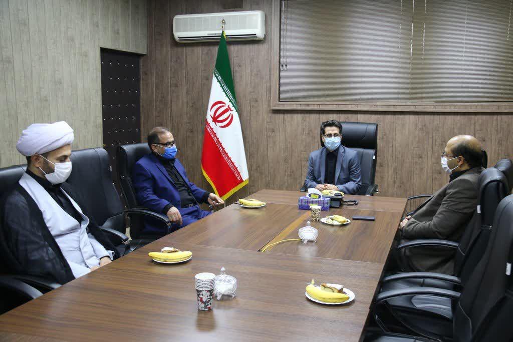 دیدار و گفتگوی رئیس حوزه قضایی و دادستان با سرپرست فرمانداری شهرستان خوی بمناسبت هفته دولت