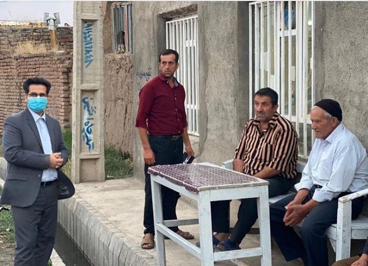 بازدید سرپرست فرمانداری شهرستان خوی از روستاهای بخش مرکزی