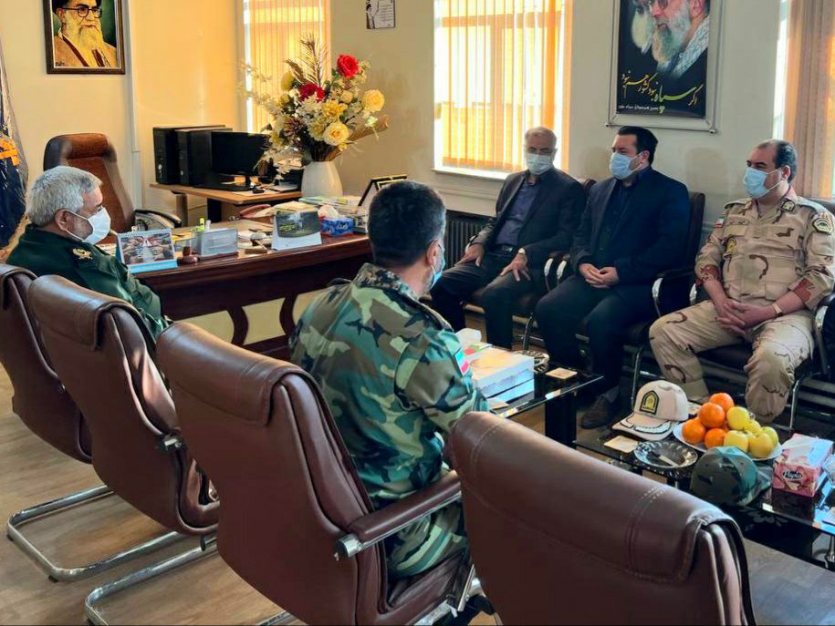 دیدار فرماندار شهرستان خوی با فرمانده سپاه پاسداران شهرستان خوی